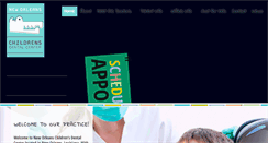 Desktop Screenshot of neworleanschildrensdental.com
